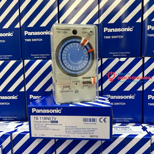 Công tắc hẹn giờ Panasonic TB118 có pin chờ (Chính Hãng)