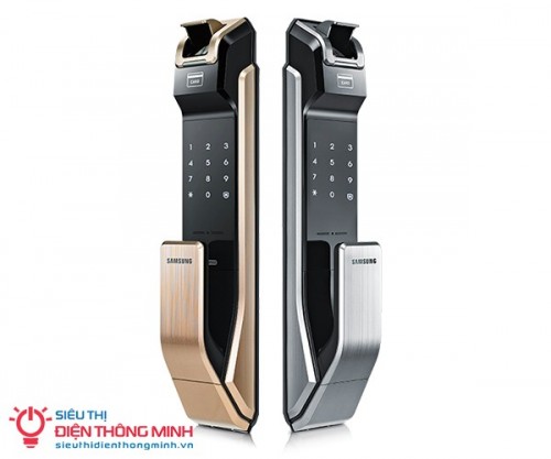 Khóa cửa điện tử Samsung SHS-P718LMK/EN (màu bạc, ruột đơn)