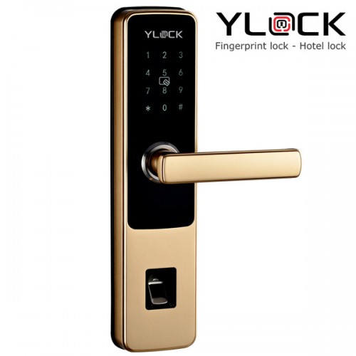 Khóa cửa điện tử YLOCK YL-8870-G (Vân tay, Thẻ từ, Mật mã)