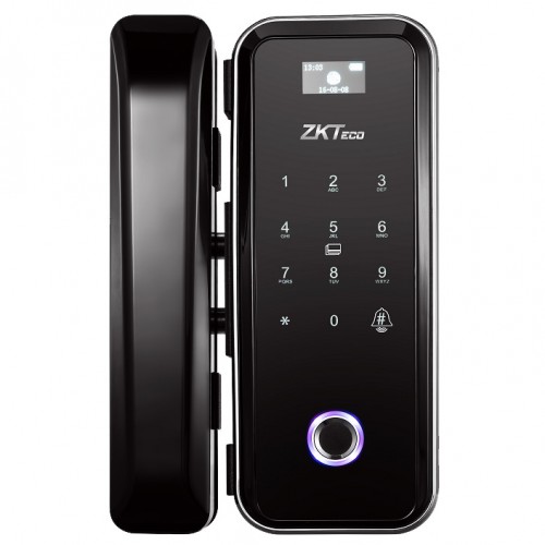 Khóa cửa điện tử cửa kính ZKTECO GL300 (Vân tay, Thẻ từ, Mật mã, Remote)