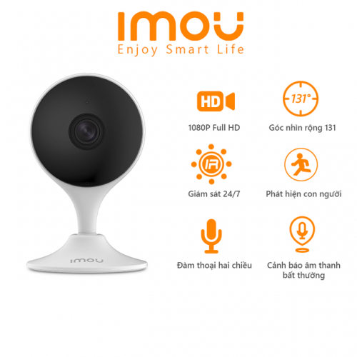 Camera IMOU IPC-C22EP (Wifi 2MP, góc rộng, đàm thoại 2 chiều)