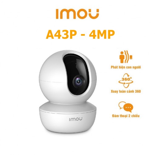 Camera IMOU IPC-A43P (Wifi 4MP, quay quét, đàm thoại 2 chiều)